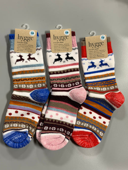 Nordic Deer Alpaca Wool Socks