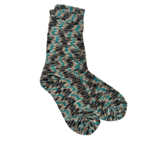 Hygge Nodal Print Alpaca Socks HGL001