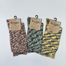 Hygge Nodal Print Alpaca Socks HGL001