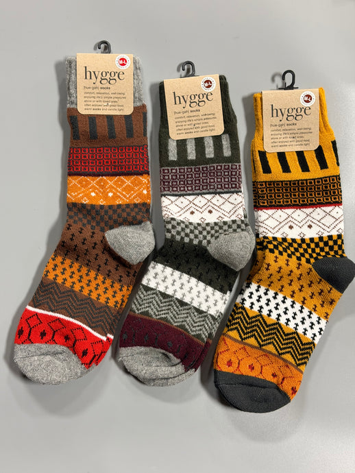 Nordic Block Alpaca Wool Socks