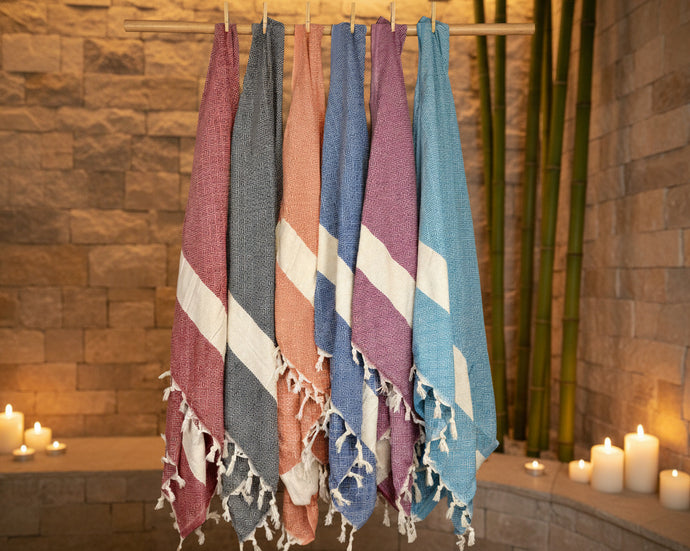 Hygge Turkish Towel - Diamond Pattern