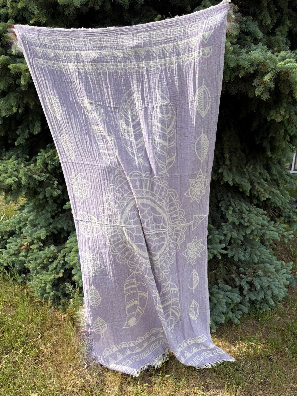 Dreamcatcher Purple Hygge Turkish Towel