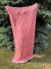 Stars Red Hygge Turkish Towel