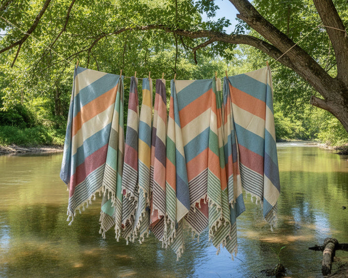 Hygge Turkish Towel - Striped Pattern