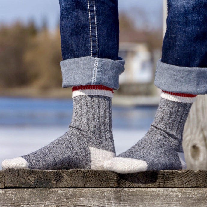 Sock Monkey Cabin Socks