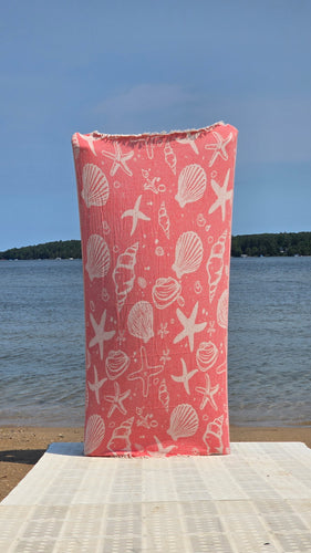 Starfish Red Hygge Turkish Towel