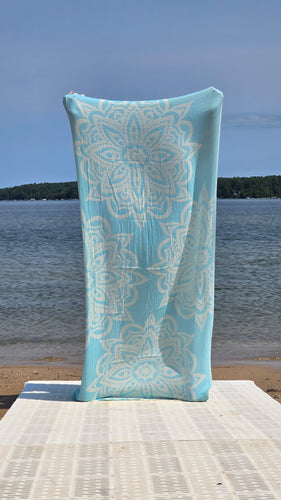 Lotus Blue Hygge Turkish Towel