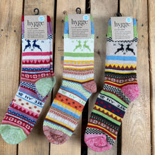 Nordic Deer Alpaca Wool Socks