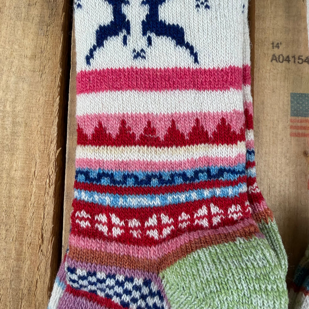 Nordic Deer Alpaca Wool Socks