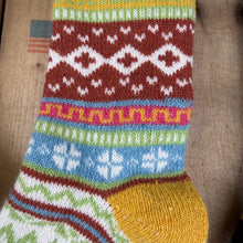 Nordic Geo Alpaca Wool Socks