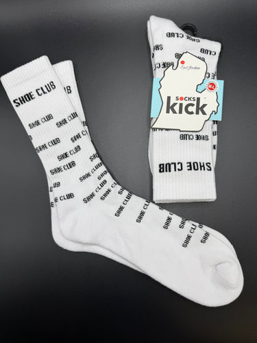Socks Kick × Shoe Club Nation Crew - White