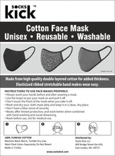 Reusable Washable Cotton Mask - 3 pack