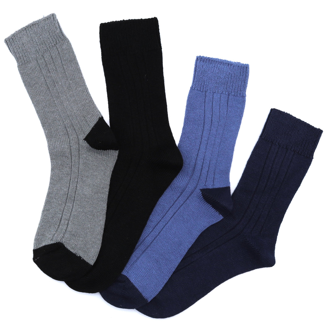 Soft & Warm Cotton (2 pack) Crew Socks- Men's